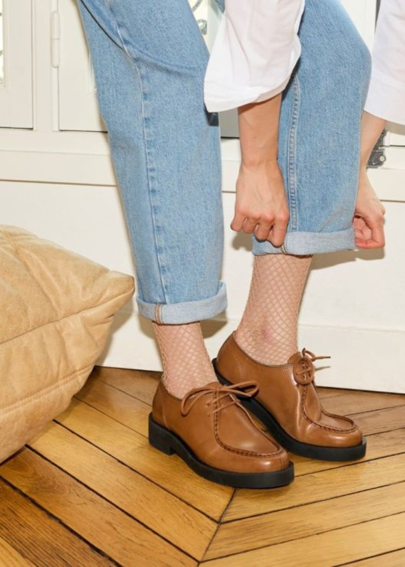 Bleuforet Fishnet Knee High Socks 5128