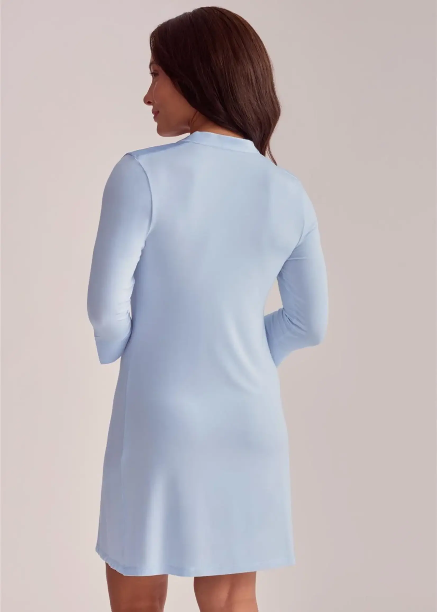 Fleur't V-neck 3/4 Sleeve Nightshirt 682