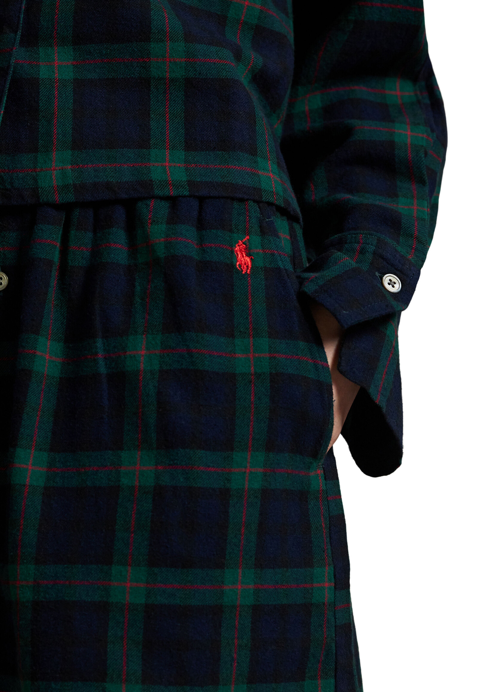 Polo Ralph Lauren Madison Plaid Cotton Flannel PJ Set 4P0702R3