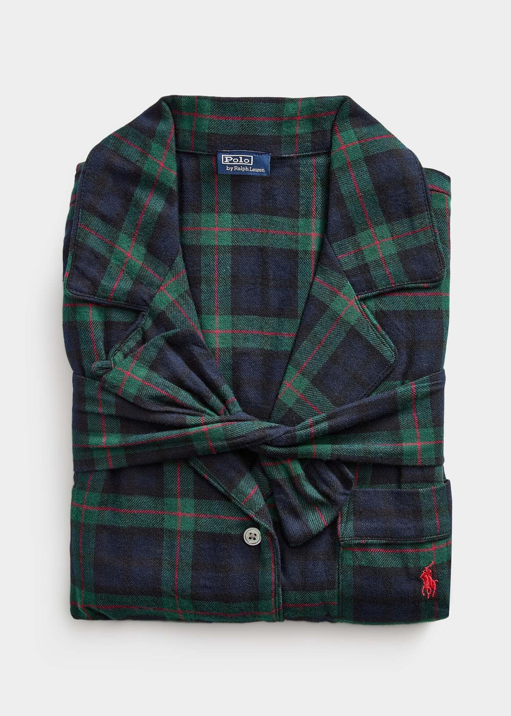 Polo Ralph Lauren Madison Plaid Cotton Flannel PJ Set 4P0702R3