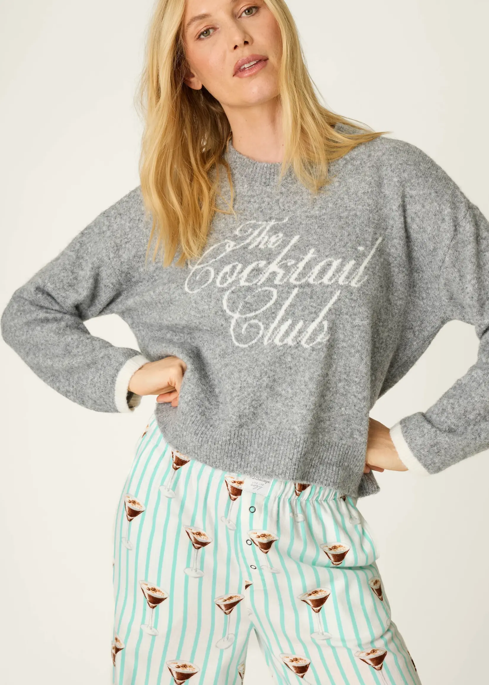 PJ Salvage The Cocktail Club Sweater RZFLLS3