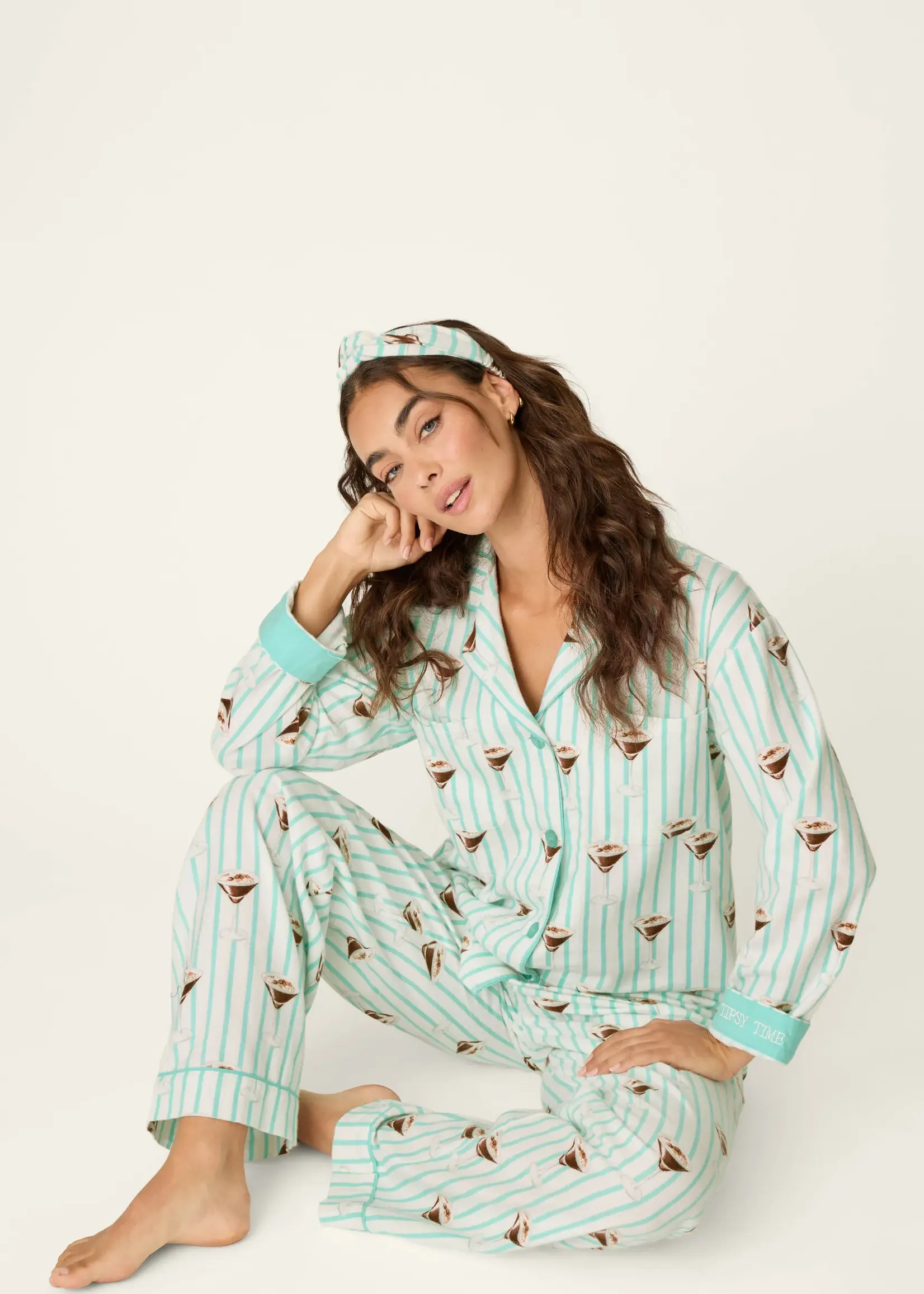 PJ Salvage Espresso Martini Flannel PJ Set RZFLPJ1