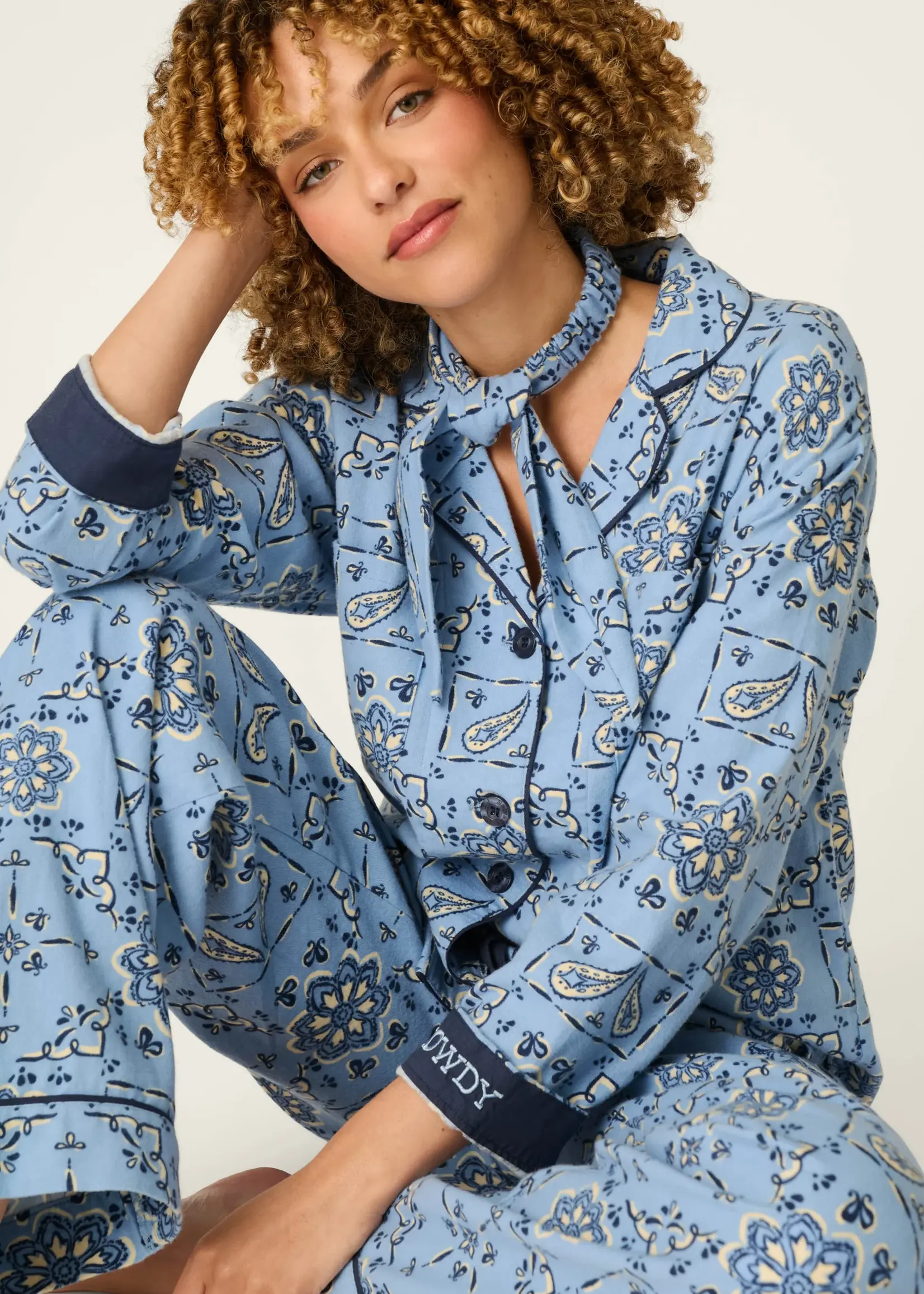 PJ Salvage Bandana Flannel PJ Set RZFLPJ1