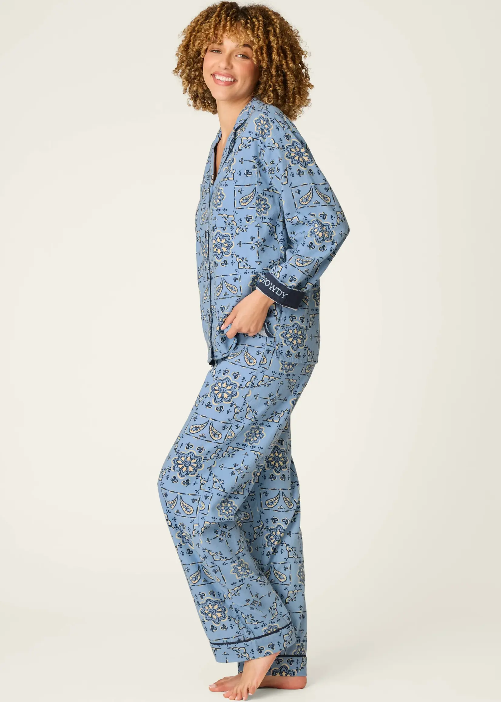 PJ Salvage Bandana Flannel PJ Set RZFLPJ1