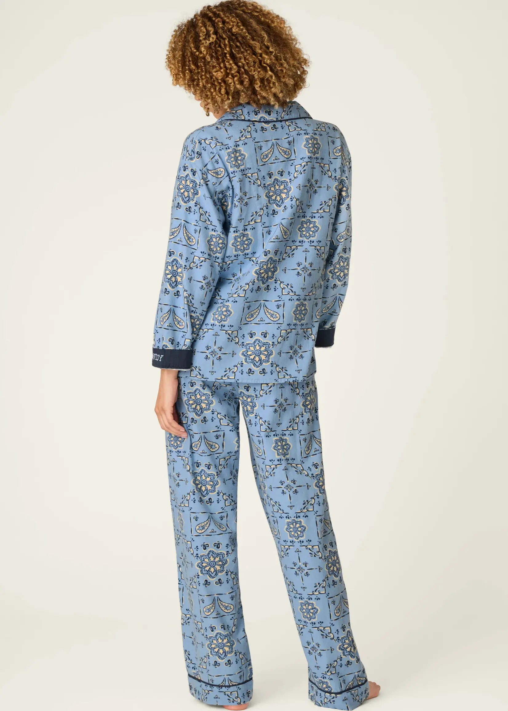 PJ Salvage Bandana Flannel PJ Set RZFLPJ1