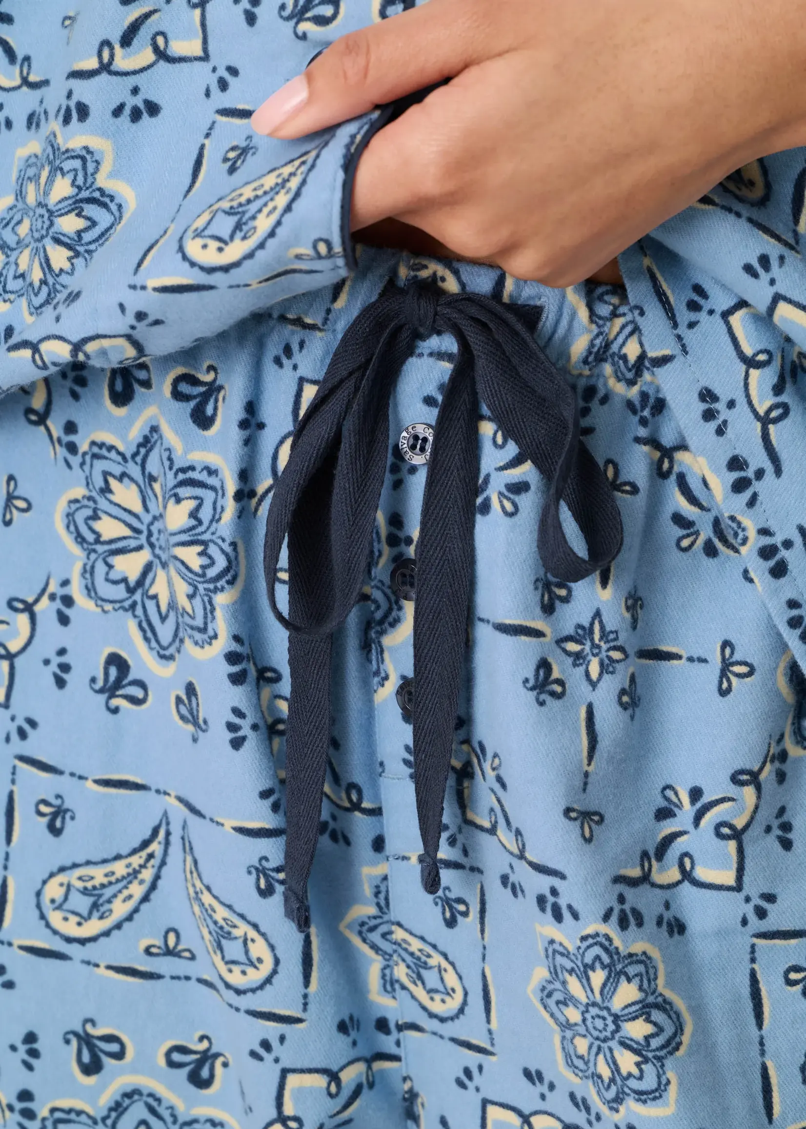 PJ Salvage Bandana Flannel PJ Set RZFLPJ1