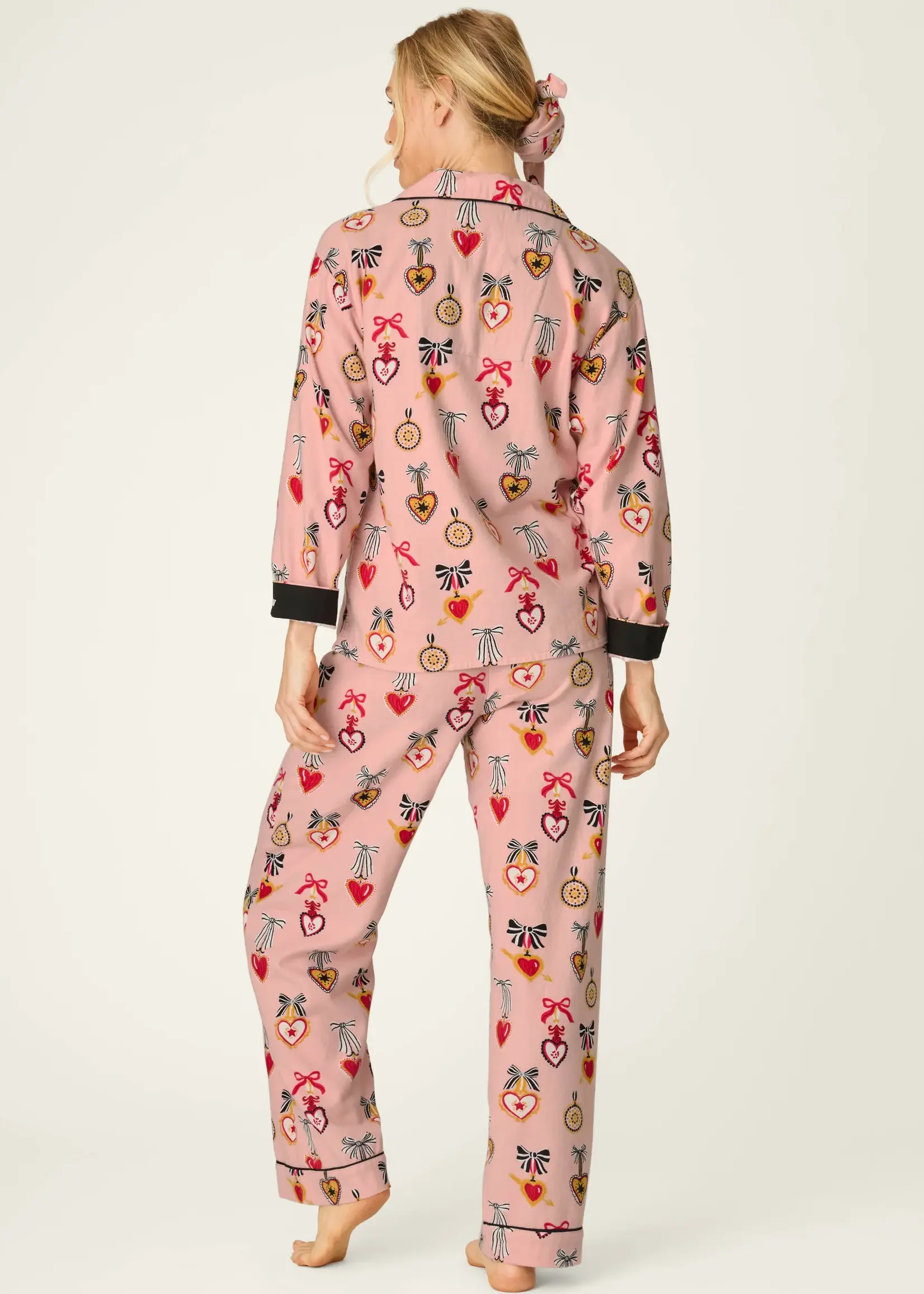 PJ Salvage Sweetheart Dreams Flannel PJ Set RZFLPJ1