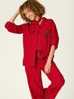 PJ Salvage Icon Stripe Flannel PJ Set