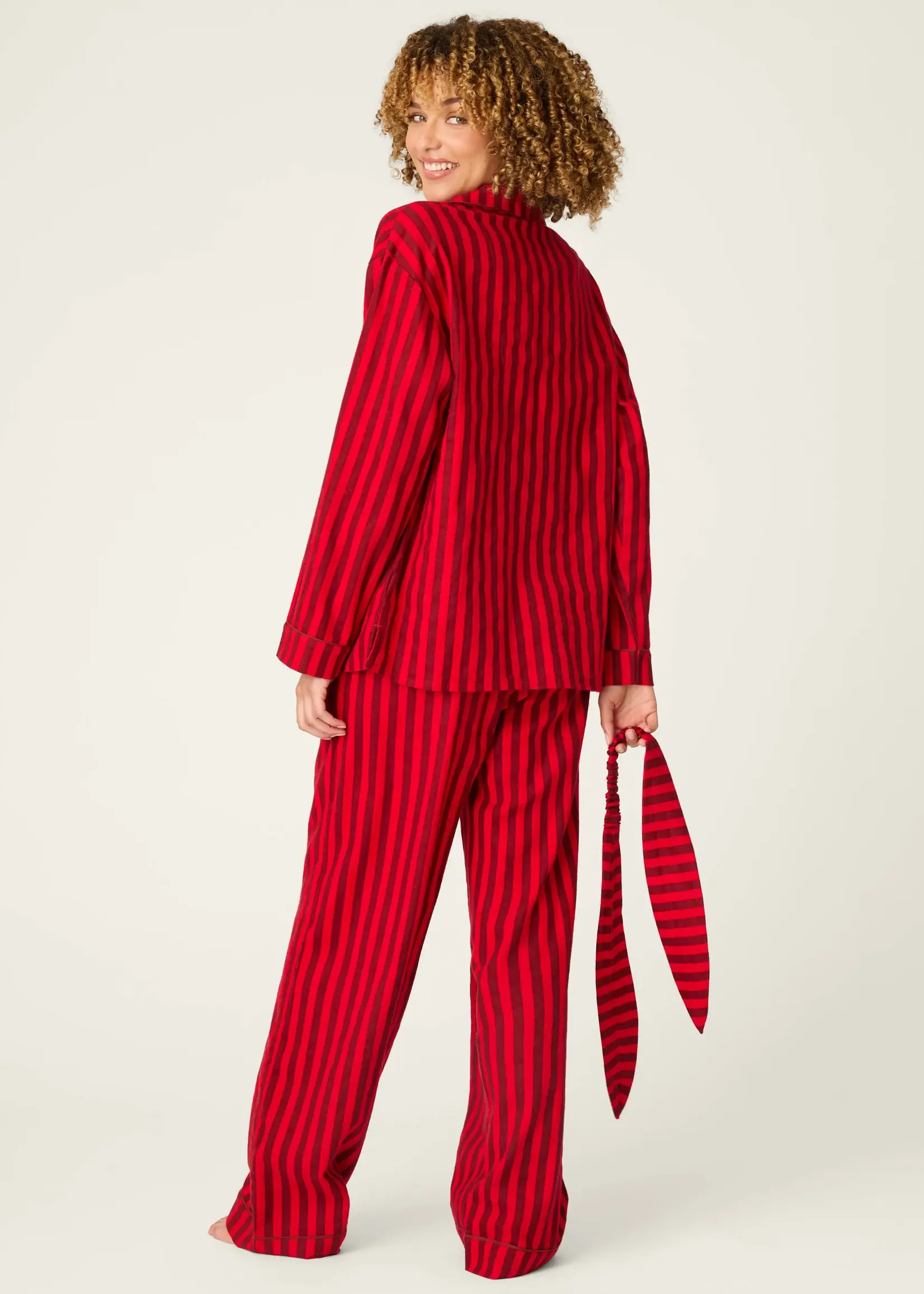 PJ Salvage Icon Stripe Flannel PJ Set RZFLPJ1