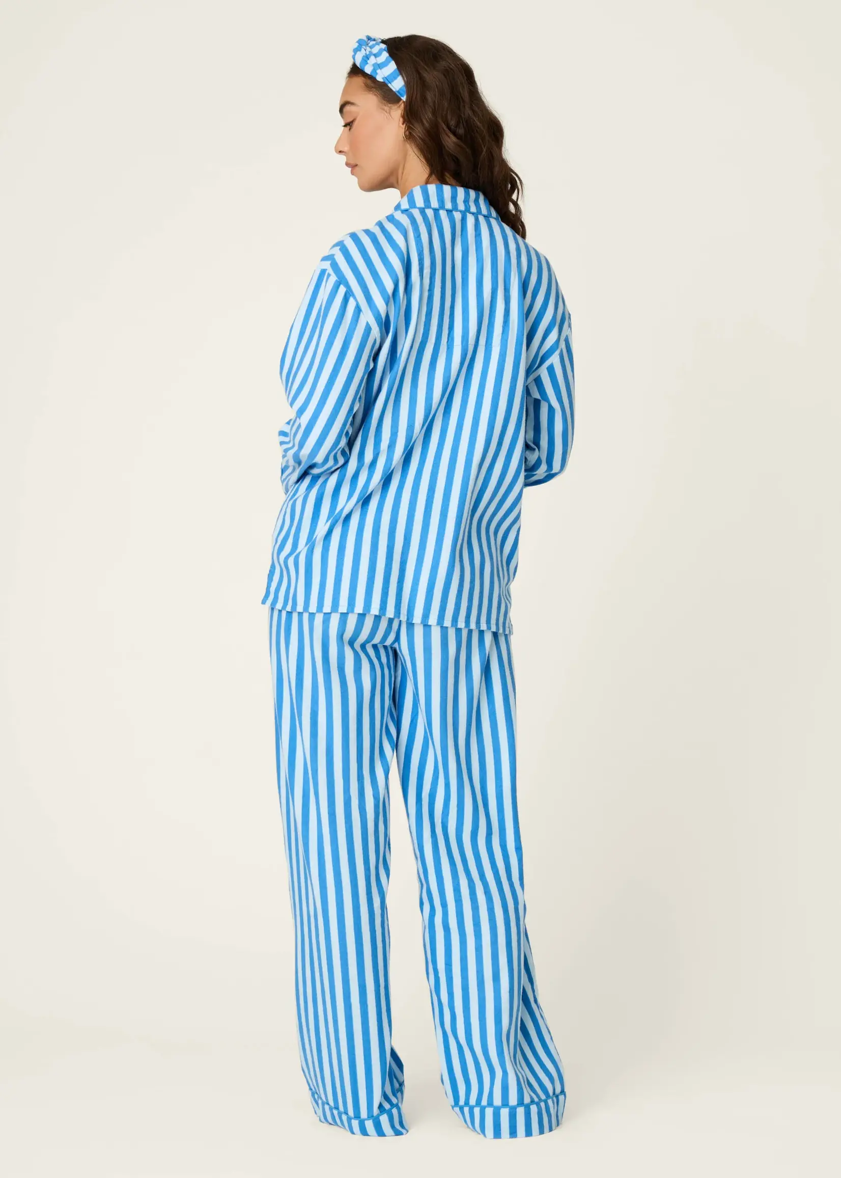 PJ Salvage Icon Stripe Flannel PJ Set RZFLPJ1