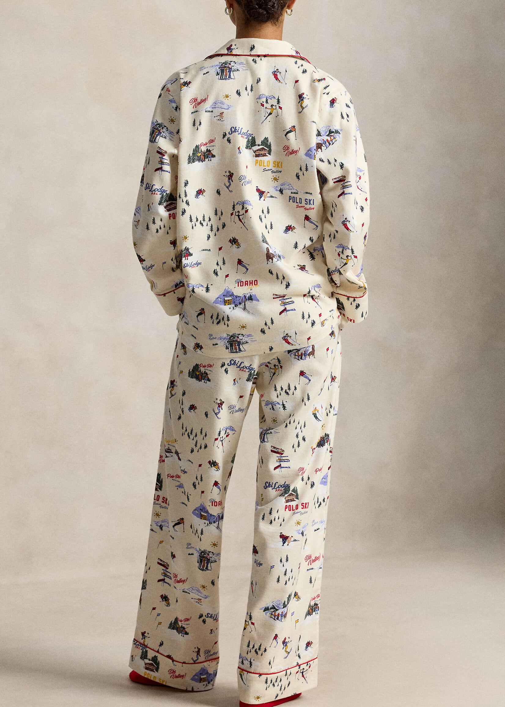 Polo Ralph Lauren Madison Ski Cotton Flannel PJ Set 4P0143R3