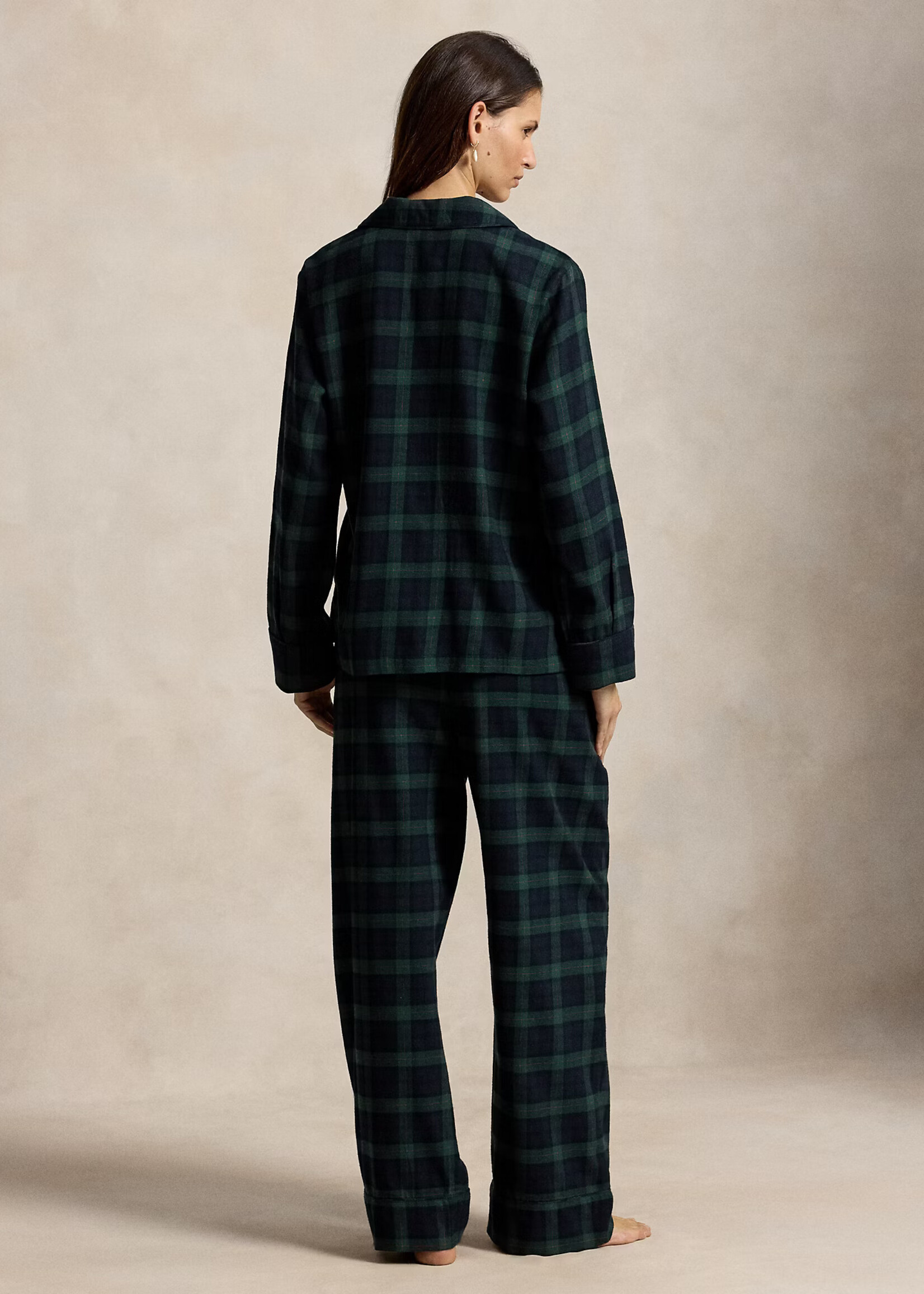 Polo Ralph Lauren Madison Plaid Cotton Flannel PJ Set 4P0702R3