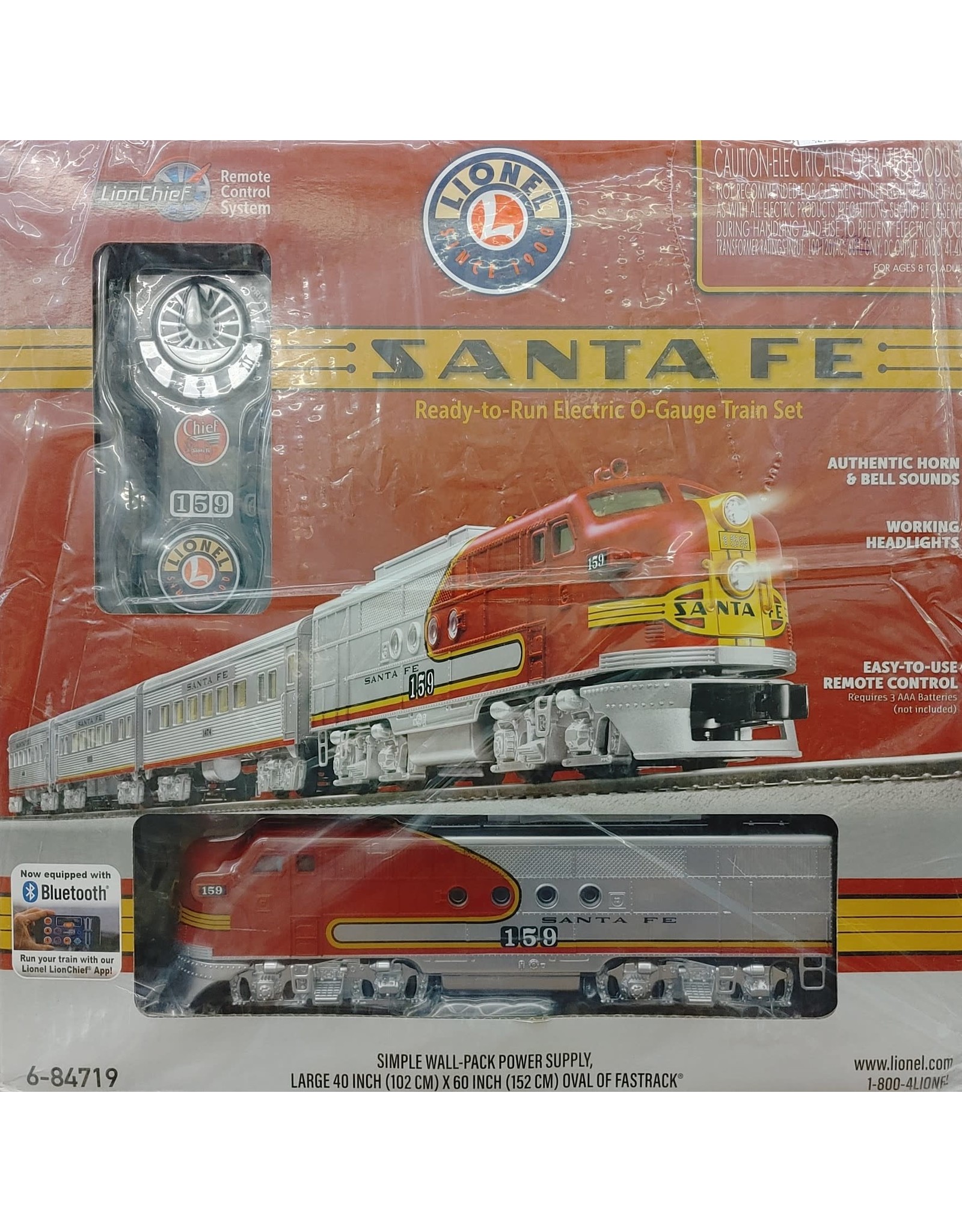 lionel santa fe train set