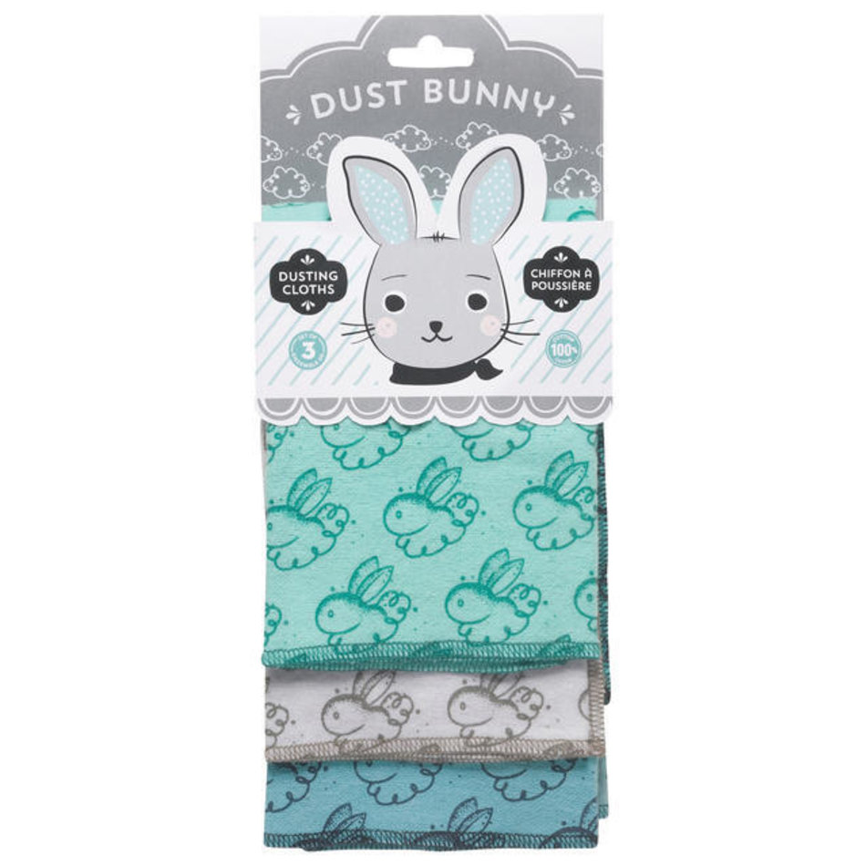 Now Designs Dust Bunny Dusting Cloths Set of 3