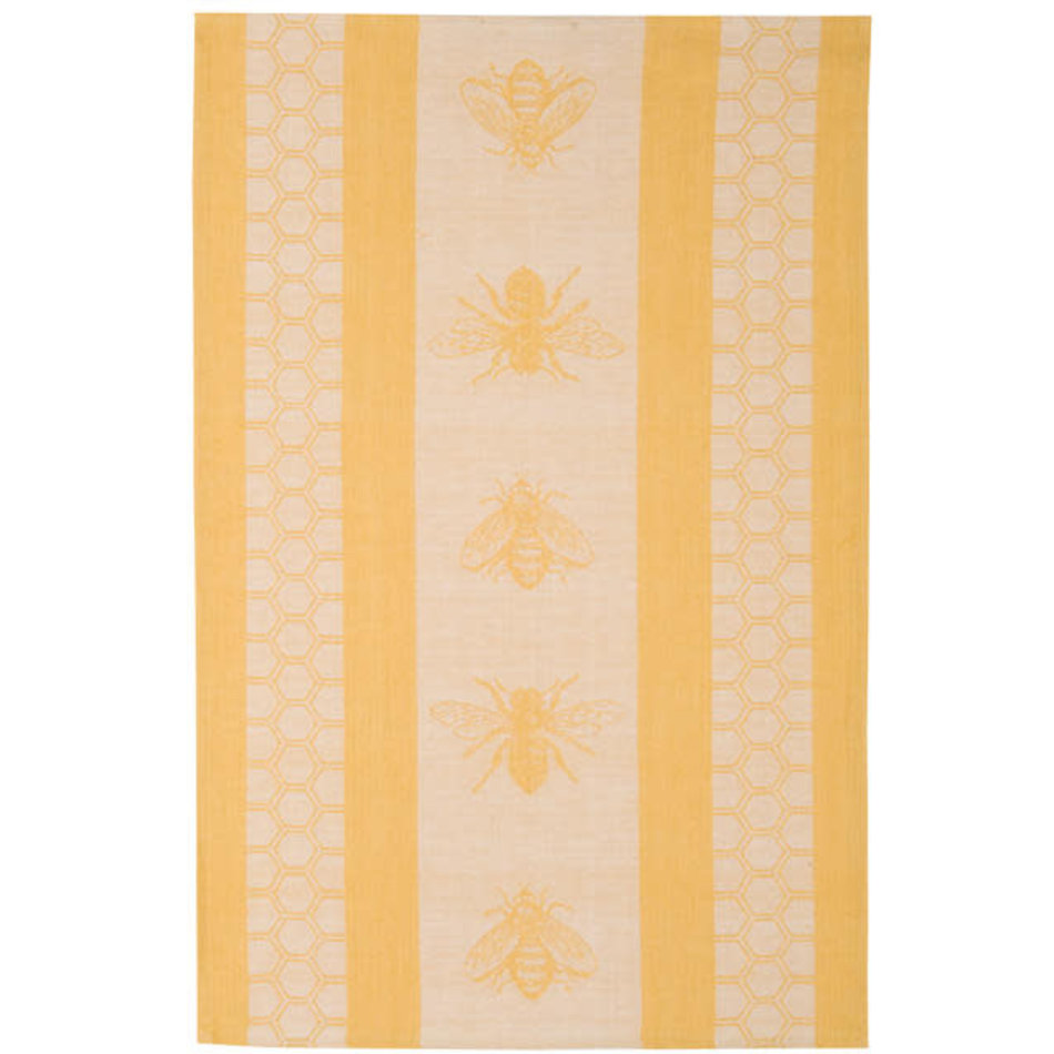 Now Designs Jacquard Tea Towel, Honeybee