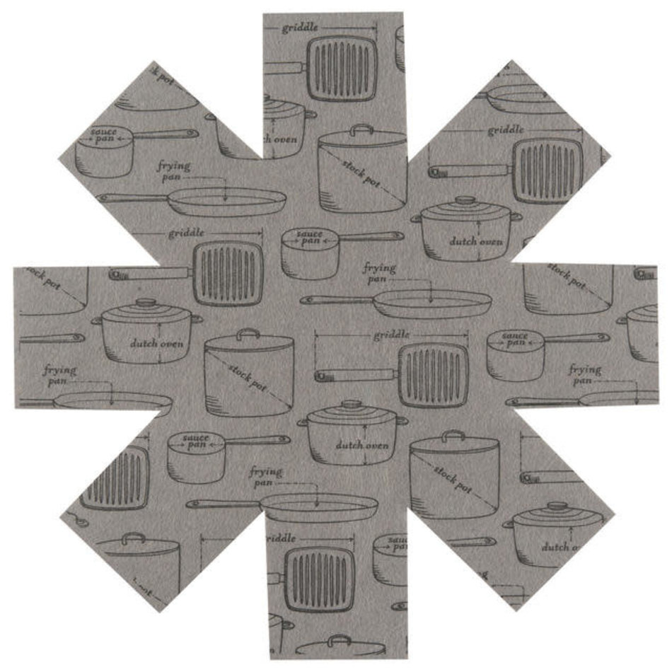 Now Designs Pan Protectors, Grey, set of 3