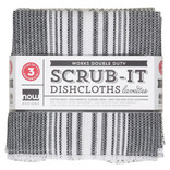 Now Designs Scrub-It Black Dishcloths Set of 3