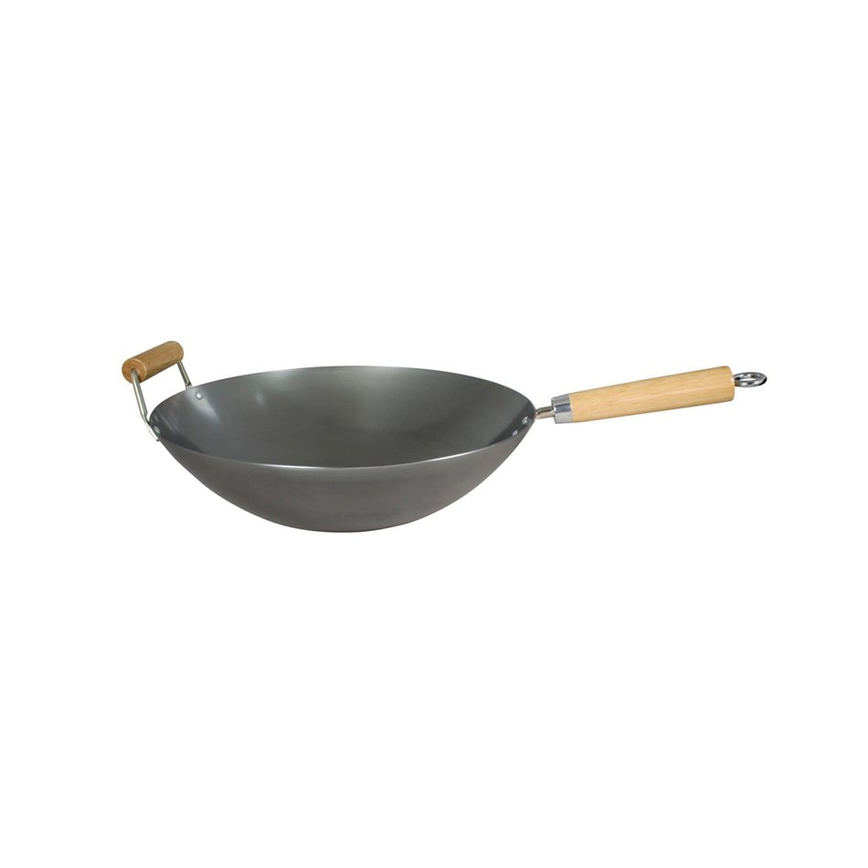 Wok 14" Professional Carbon Steel