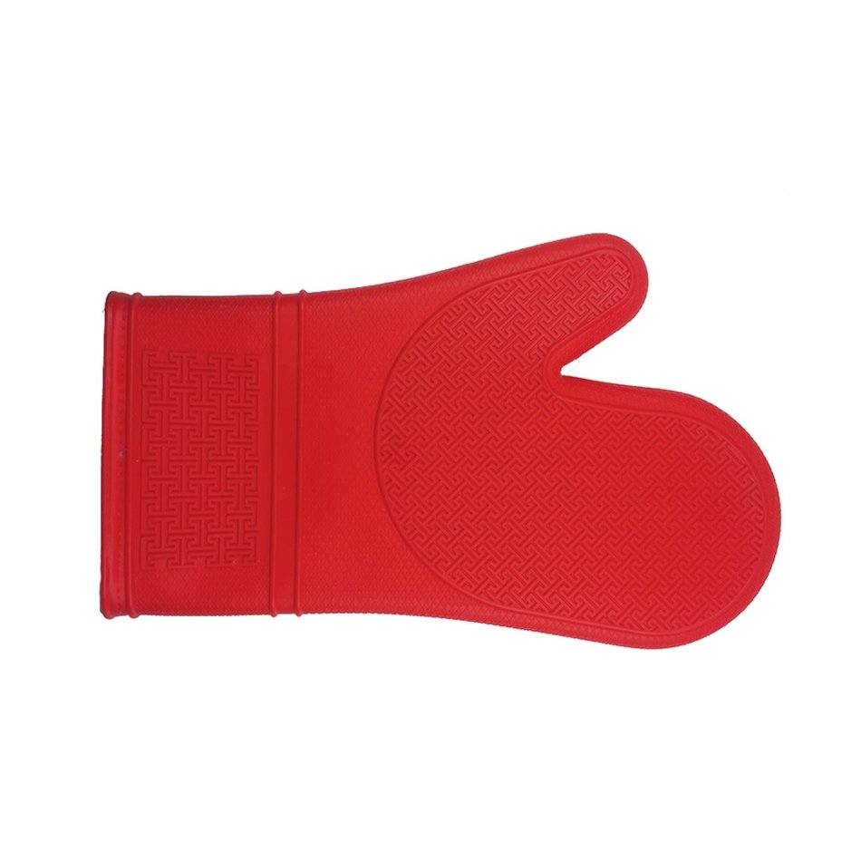 Kitchenbasics Silicone Mitt, Red