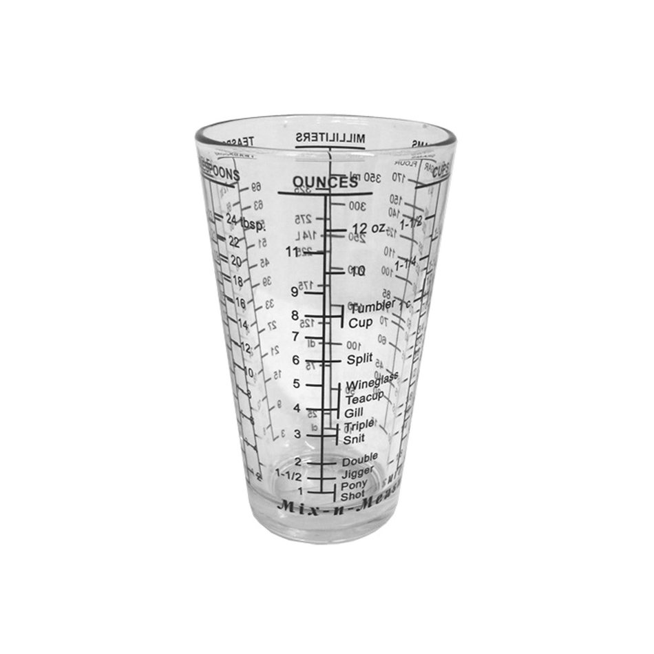 Kitchenbasics Mix & Measure Glass, 16oz