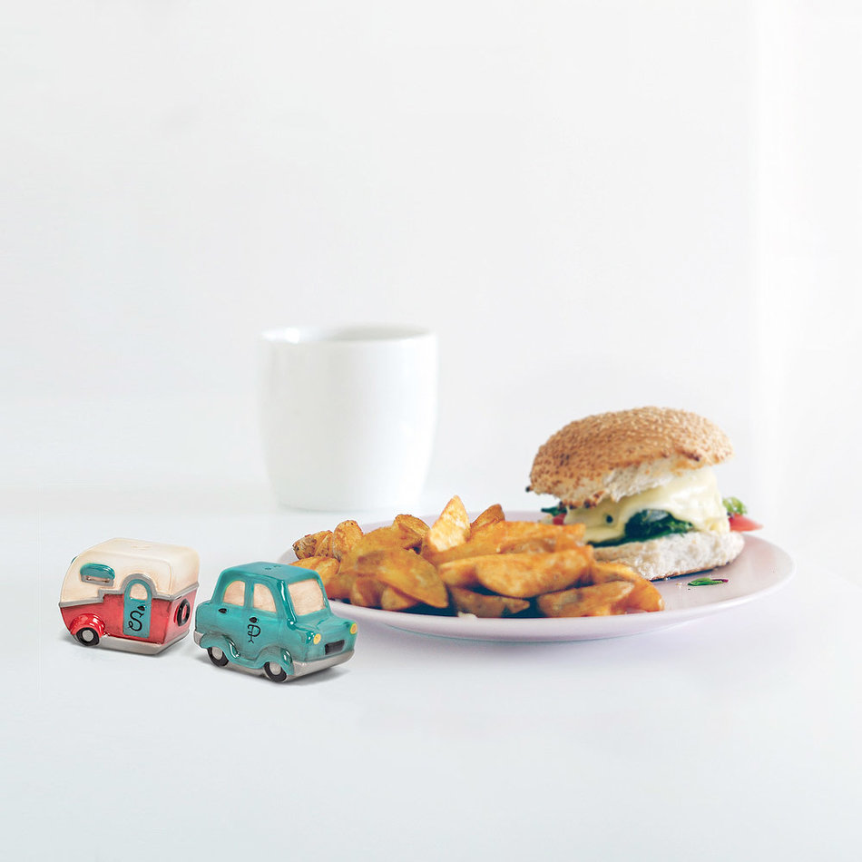 Abbott Car and Camper Salt & Pepper