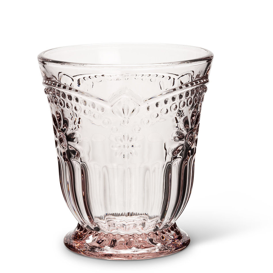 Abbott Flower Tumbler, 4”, Pink