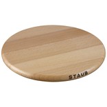 Staub Staub Round Wooden Magnetic Trivet, 23cm