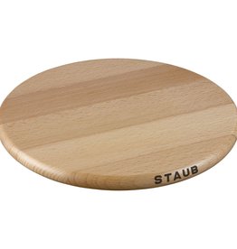 Staub Staub Round Wooden Magnetic Trivet, 23cm
