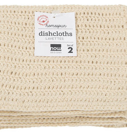 Now Designs Homespun Natural Dishcloths Set of 2