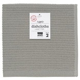 Now Designs Ripple London Gray Dishcloths Set of 2