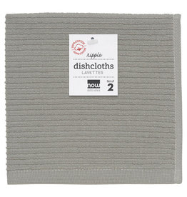 Now Designs Ripple London Gray Dishcloths Set of 2