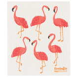 Now Designs Swedish Dishcloth, Flamingos