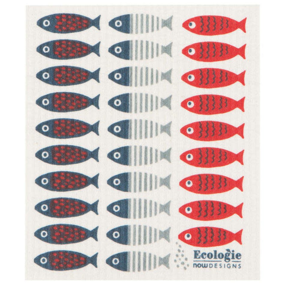 Now Designs Swedish Dishcloth, Little Fish