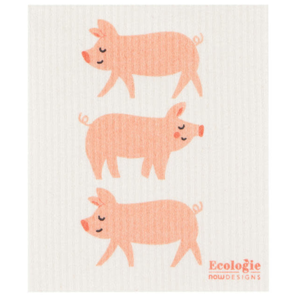 Now Designs Penny Pig Swedish Sponge Cloth