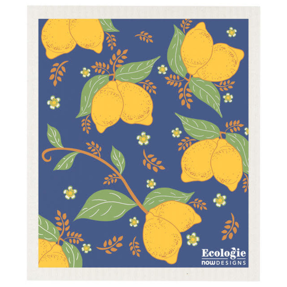 Now Designs Provencal Lemons Swedish Dishcloth
