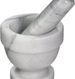 Fox Run White Marble Mortar & Pestle, 3"