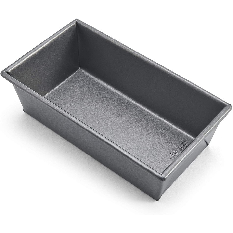 Winco DDSB-101S, 4-1/2-Inch Stainless Steel Square Mini Roasting Pan, 2  Handles