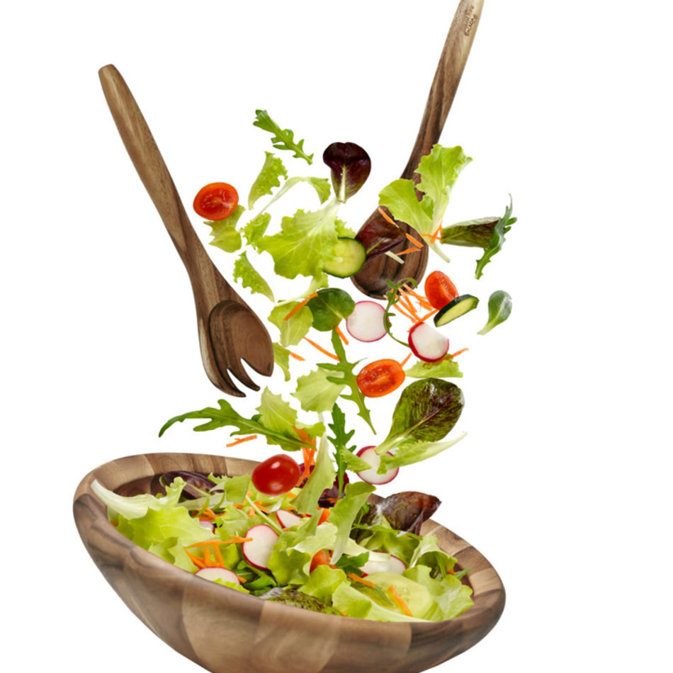 Acacia Salad Bowl, 16”