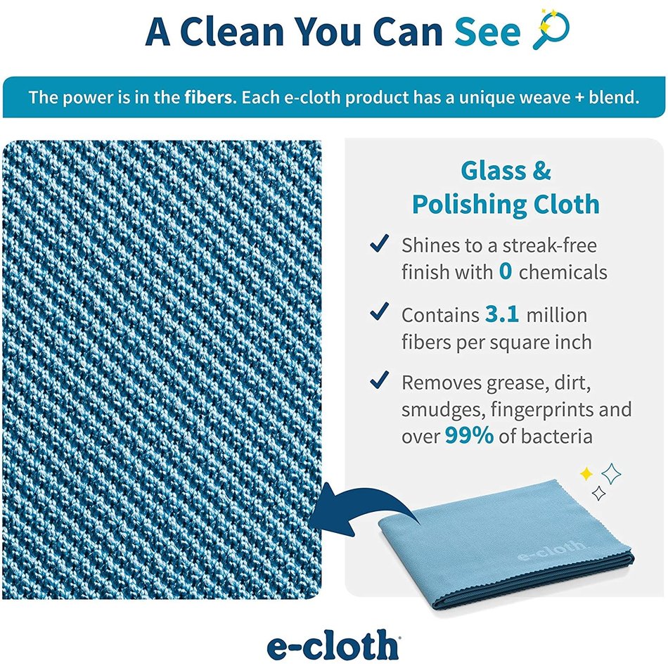 E-Cloth e-cloth Glass & Polishing Cloth