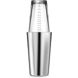 Final Touch Boston Shaker, Stainless Steel Double Wall, 24oz