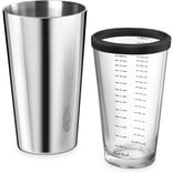 Final Touch Boston Shaker, Stainless Steel Double Wall, 24oz