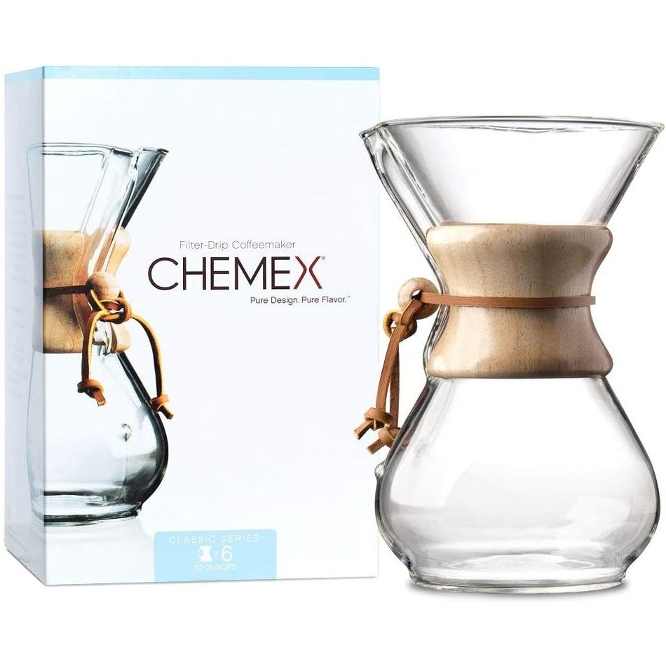 Chemex Chemex Classic Filter-Drip Coffeemaker, 6-Cup