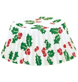 Fox Run Christmas Standard Bake Cups, 50 count