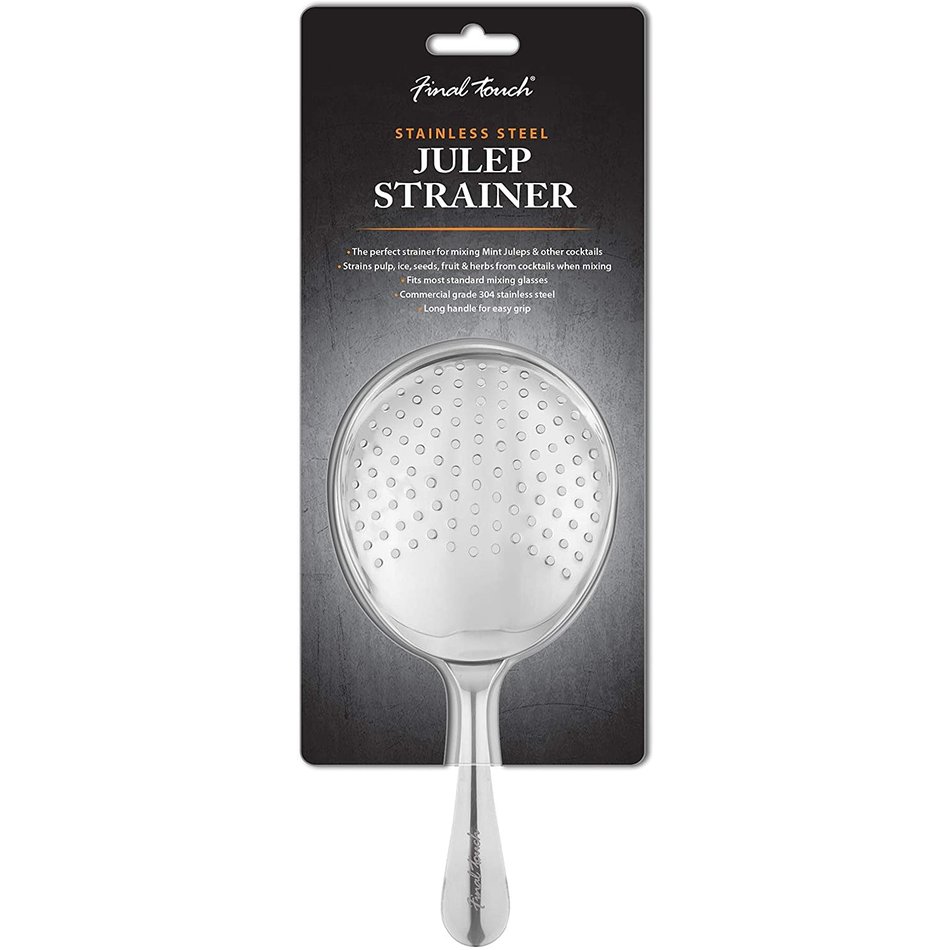 Final Touch Final Touch Stainless Steel Julep Strainer