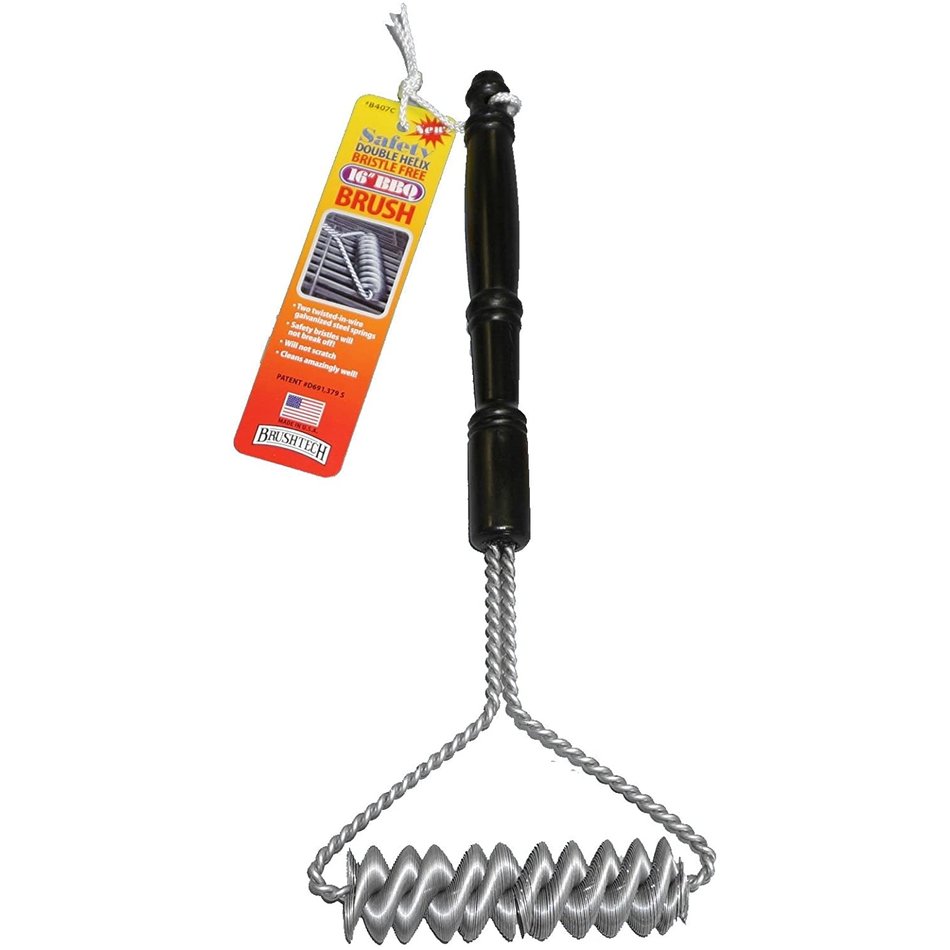 Brushtech Brushtech Double Helix BBQ Brush, 16”