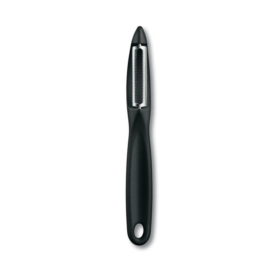 Victorinox 2-1/4-Inch Double Edge Peeler - Black Polypropylene Handle