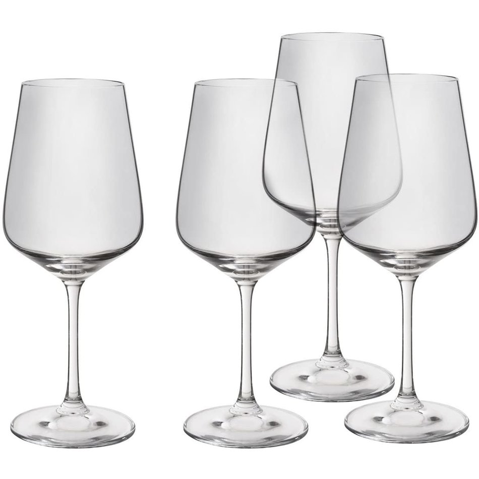 Trudeau Splendido Red Wine Glasses, 21oz, Set of 4