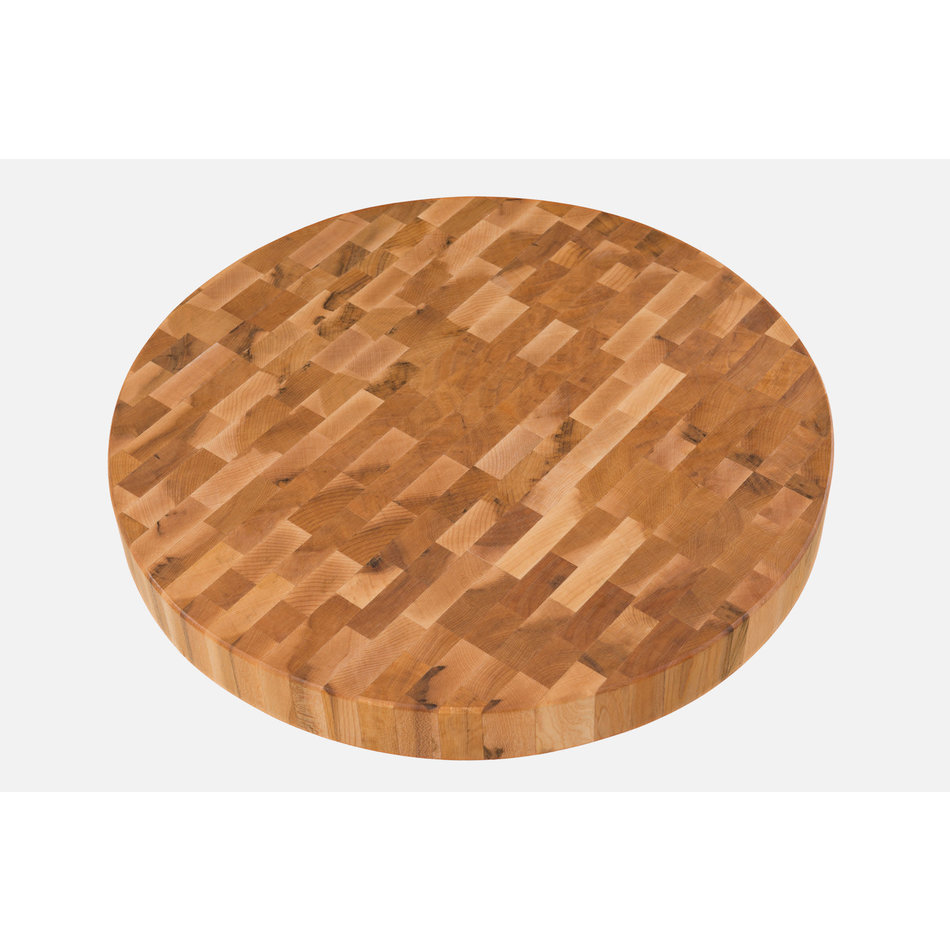 Labell Labell Round Butcher Block, 18”x 2”