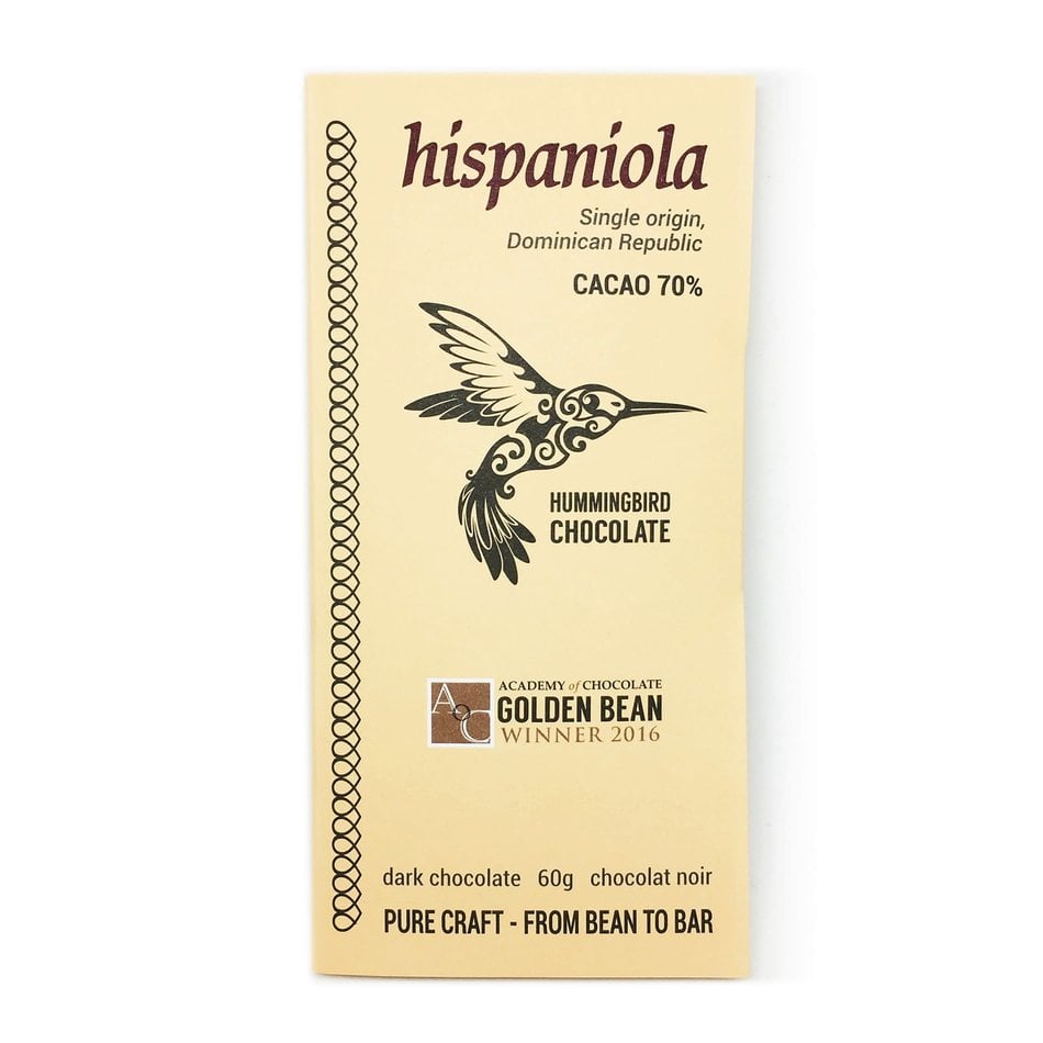 Hummingbird Chocolate Hummingbird Chocolate, Hispaniola 70%, 60g