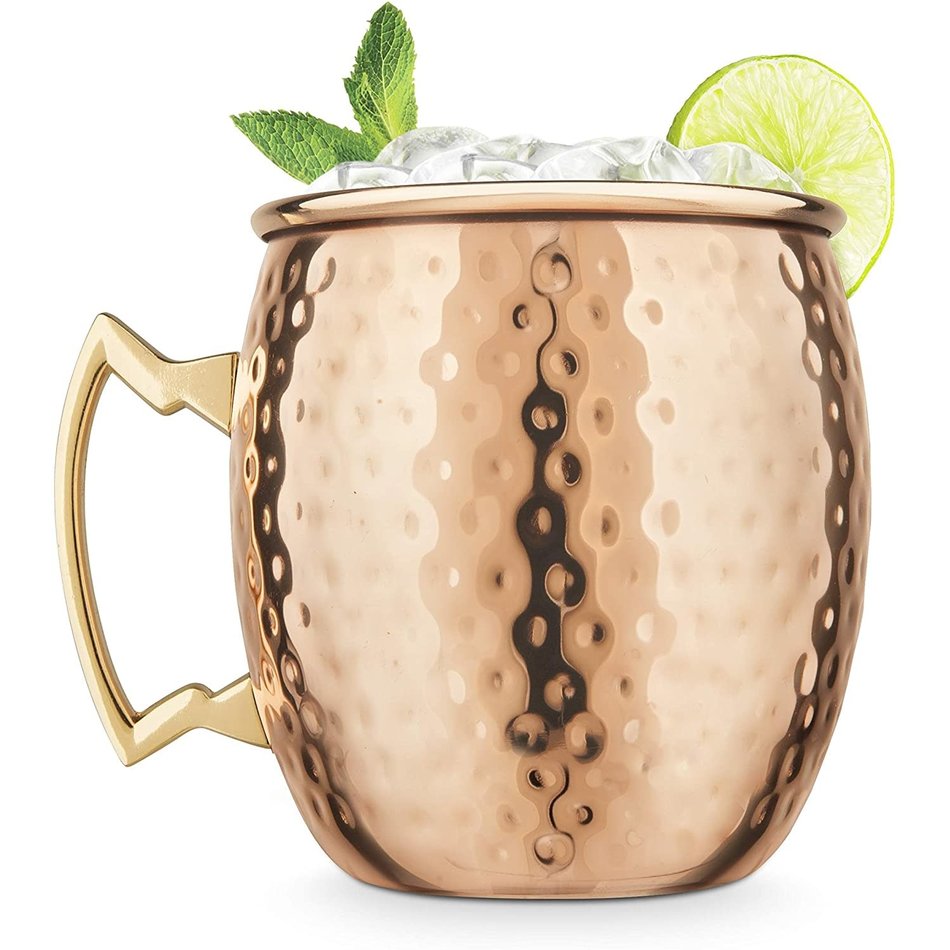Final Touch Hammered Copper Moscow Mule Mug